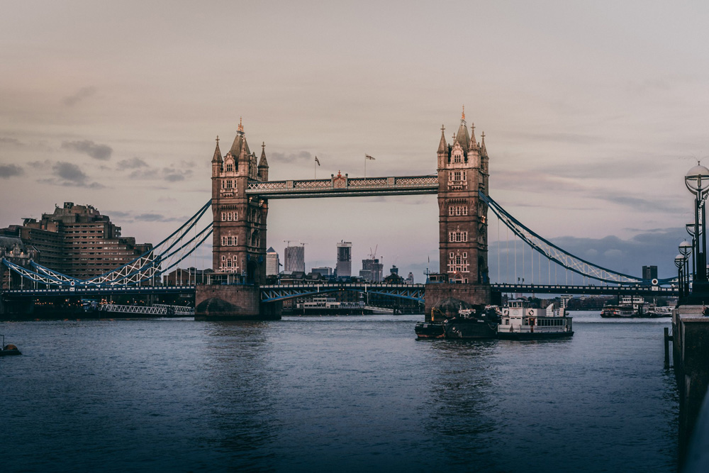 Beautiful shot tower bridge London
